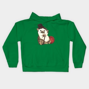 Mr. Darcy, Gentleman Hedgehog Kids Hoodie